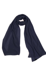 NAVY-BLUE KOREAN CHIFFON STOLE