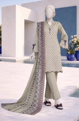 PRINTED TEXTURED LAWN 3PCS UNSTITCHED
