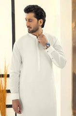 OFF WHITE 100% COTTON KAMEEZ SHALWAR