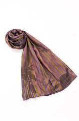 MAUVE PRINTED VISCOSE STOLE