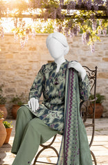 PRINTED TEXTURED LAWN 3PCS UNSTITCHED