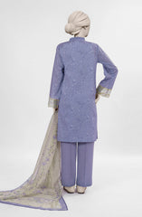 EMBROIDERED PRINTED LAWN 3PCS UNSTITCHED