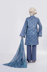 PRINTED TEXTURED LAWN 3PCS UNSTITCHED