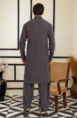 PURPLE BLENDED KAMEEZ SHALWAR