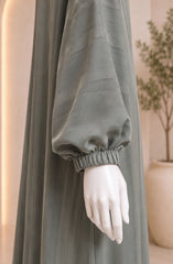 PISTA-GREEN ABAYA
