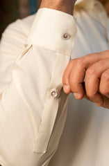 CREAM 100% COTTON KAMEEZ SHALWAR