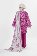PRINTED TEXTURED LAWN 3PCS UNSTITCHED