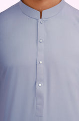 PASTEL-BLUE BLENDED KAMEEZ SHALWAR