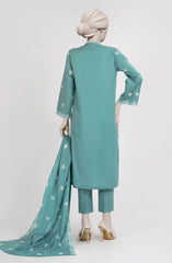 EMBROIDERED CAMBRIC STITCHED 3 PIECE