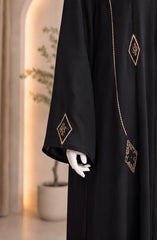 BLACK FORMAL FESTIVE ABAYA