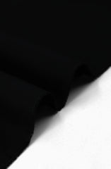 MTJ BLACK 100% COTTON UNSTITCHED