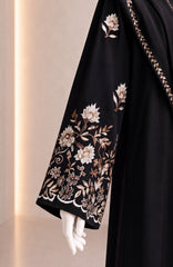 BLACK-WHITE FORMAL FESTIVE ABAYA