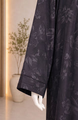 BLACK PRINTED ABAYA