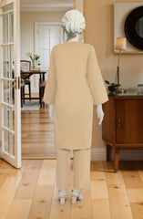 JACQUARD STITCHED 2 PIECE