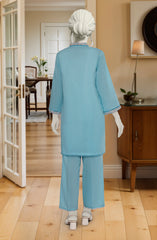 EMBROIDERED JACQUARD STITCHED 2 PIECE