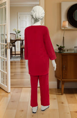 JACQUARD STITCHED 2 PIECE