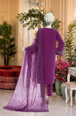 EMBROIDERED  JACQUARD STITCHED 3 PIECE