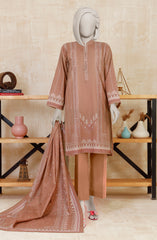 PRINTED KHADDAR STITCHED 3 PIECE