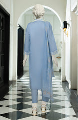 FESTIVE'25 EMBROIDERED CAMBRIC 3PCS STITCHED