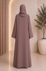 BEIGE FORMAL FESTIVE ABAYA