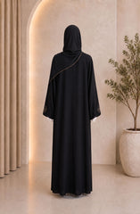 BLACK FORMAL FESTIVE ABAYA