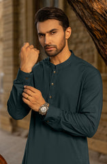 WINTER'24 MEN KAMEEZ SHALWAR TEAL