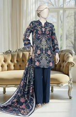 PRINTED KHADDAR 3PCS UNSTITCHED