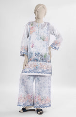 PRINTED CAMBRIC STITCHED 2 PIECE