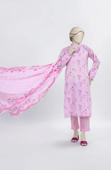 PRINTED TEXTURED LAWN 3PCS UNSTITCHED