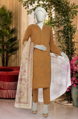 EMBROIDERED JACQUARD STITCHED 3 PIECE