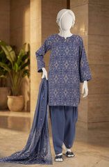 PRINTED LAWN STITCHED 3 PIECE
