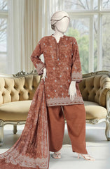 PRINTED KHADDAR 3PCS UNSTITCHED