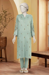 EMBROIDERED VISCOSE STITCHED 2 PIECE