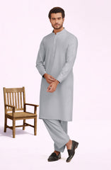 SEA-GREEN BLENDED KAMEEZ SHALWAR
