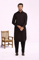 CHOCOLATE BROWN 100% COTTON KAMEEZ SHALWAR