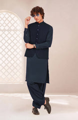 NAVY SUITING WAISTCOAT