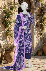 PRINTED TEXTURED LAWN 3PCS UNSTITCHED