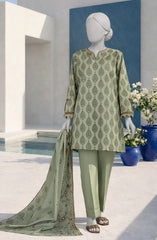 PRINTED TEXTURED LAWN 3PCS UNSTITCHED