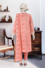 EMBROIDERED PRINTED LAWN STITCHED 3 PIECE
