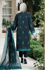 PRINTED ZARI TAR LAWN  STITCHED 3 PIECE