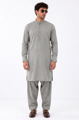 AFRICAN-SAGE EMBROIDERED BLENDED KAMEEZ SHALWAR
