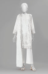 EMBROIDERED CAMBRIC STITCHED 3 PIECE
