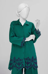 EMBROIDERED CAMBRIC STITCHED 2 PIECE