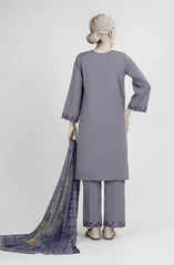 EMBROIDERED CAMBRIC STITCHED 3 PIECE