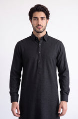 MARBLE-BLACK BLENDED KAMEEZ SHALWAR