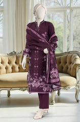 PRINTED KHADDAR 3PCS UNSTITCHED