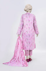 PRINTED TEXTURED LAWN 3PCS UNSTITCHED