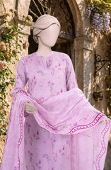 PRINTED TEXTURED LAWN 3PCS UNSTITCHED