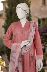 EMBROIDERED PRINTED LAWN 3PCS UNSTITCHED