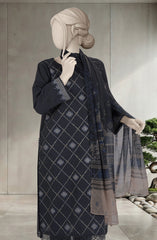 EMBROIDERED CAMBRIC 3PCS UNSTITCHED